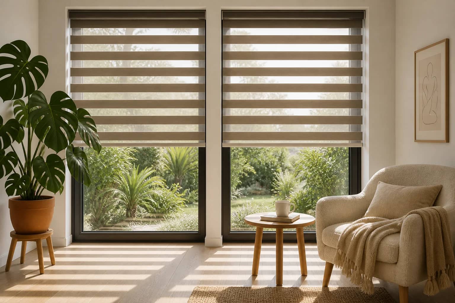 Store Jour & Nuit sur mesure pour intérieur au Maroc