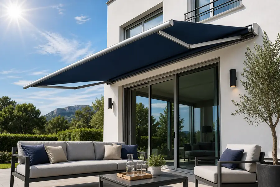 Stores & Volets — store banne rétractable sur terrasse